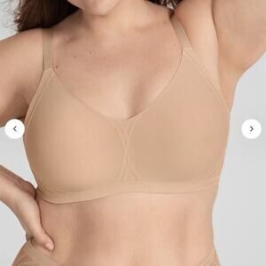 Honeylove- Liftwear Silhouette Bra Beige Nude 2X 42C/D- NWT